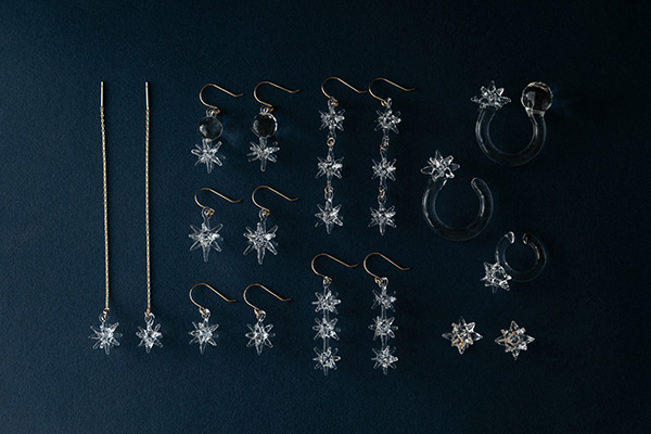 New Jewelry for CIBONE - ayako glass -