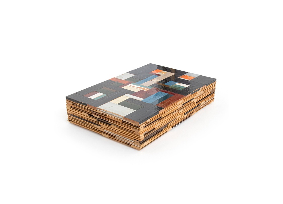 【PIET HEIN EEK / ピート・へイン・イーク】WASTE COFFEE CUBE IN SCRAPWOOD ウェスト コーヒー キューブ イン スクラップウッド