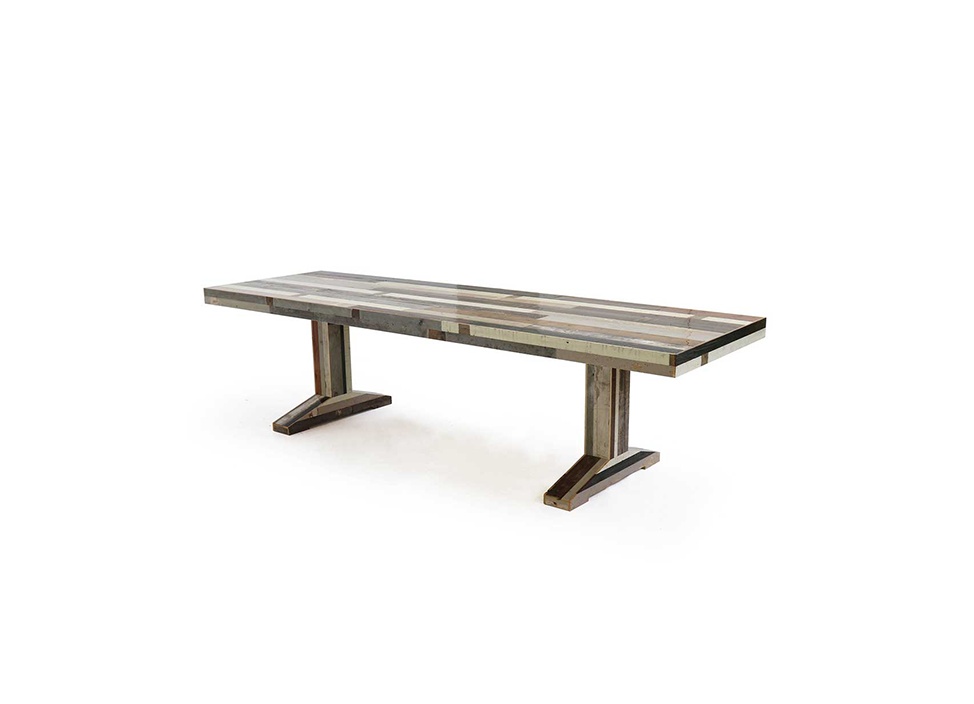 【PIET HEIN EEK / ピート・へイン・イーク】CANTEEN TABLE IN SCRAPWOOD キャンティーン テーブル イン スクラップウッド