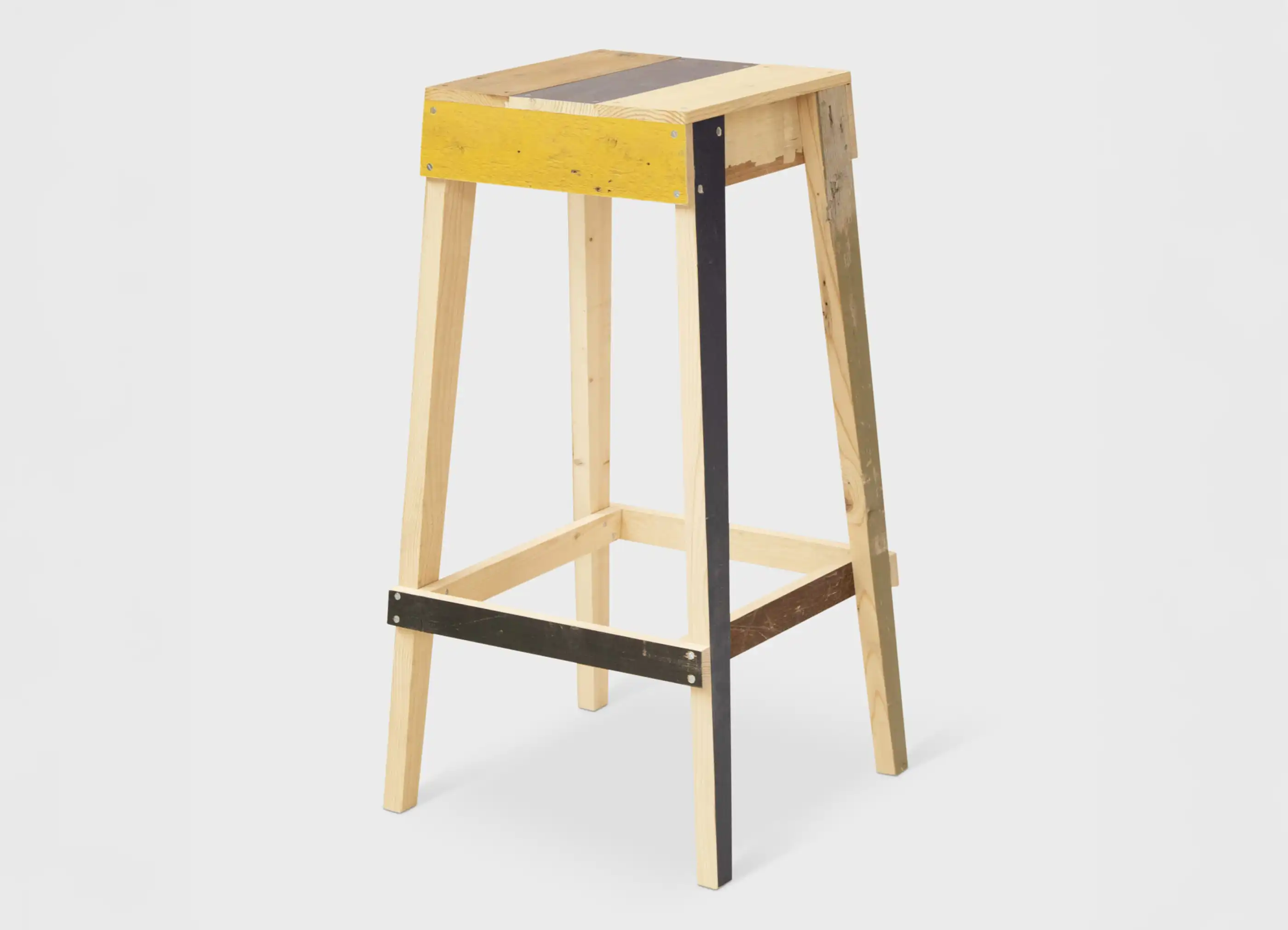 【PIET HEIN EEK / ピート・へイン・イーク】BARSTOOL IN SCRAPWOOD バースツール イン スクラップウッド