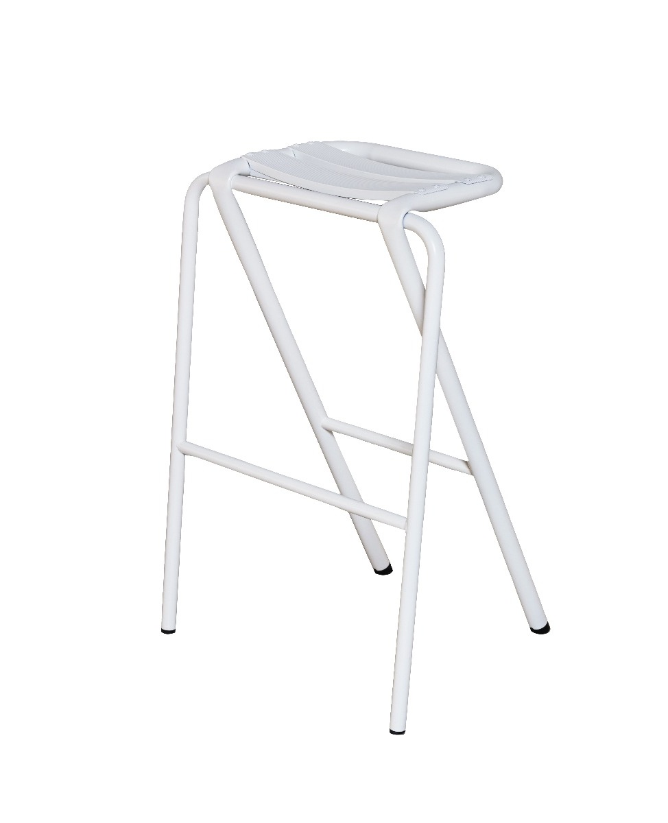 【DUENDE / デュエンデ】BENT HIGH STOOL ベント ハイスツール / ホワイト