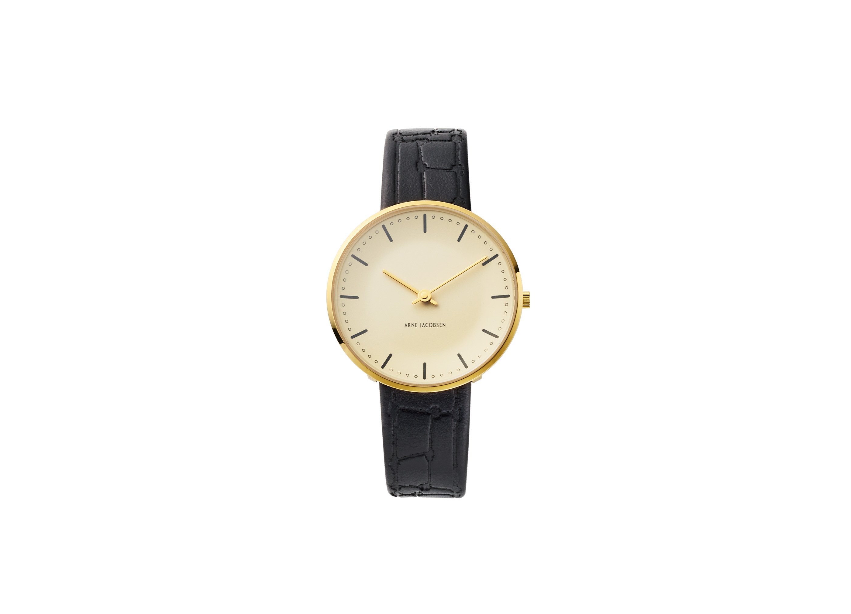 【ARNE JACOBSEN×HAyU / アルネ ヤコブセン×ハユ】 CITY HALL Φ34mm 腕時計