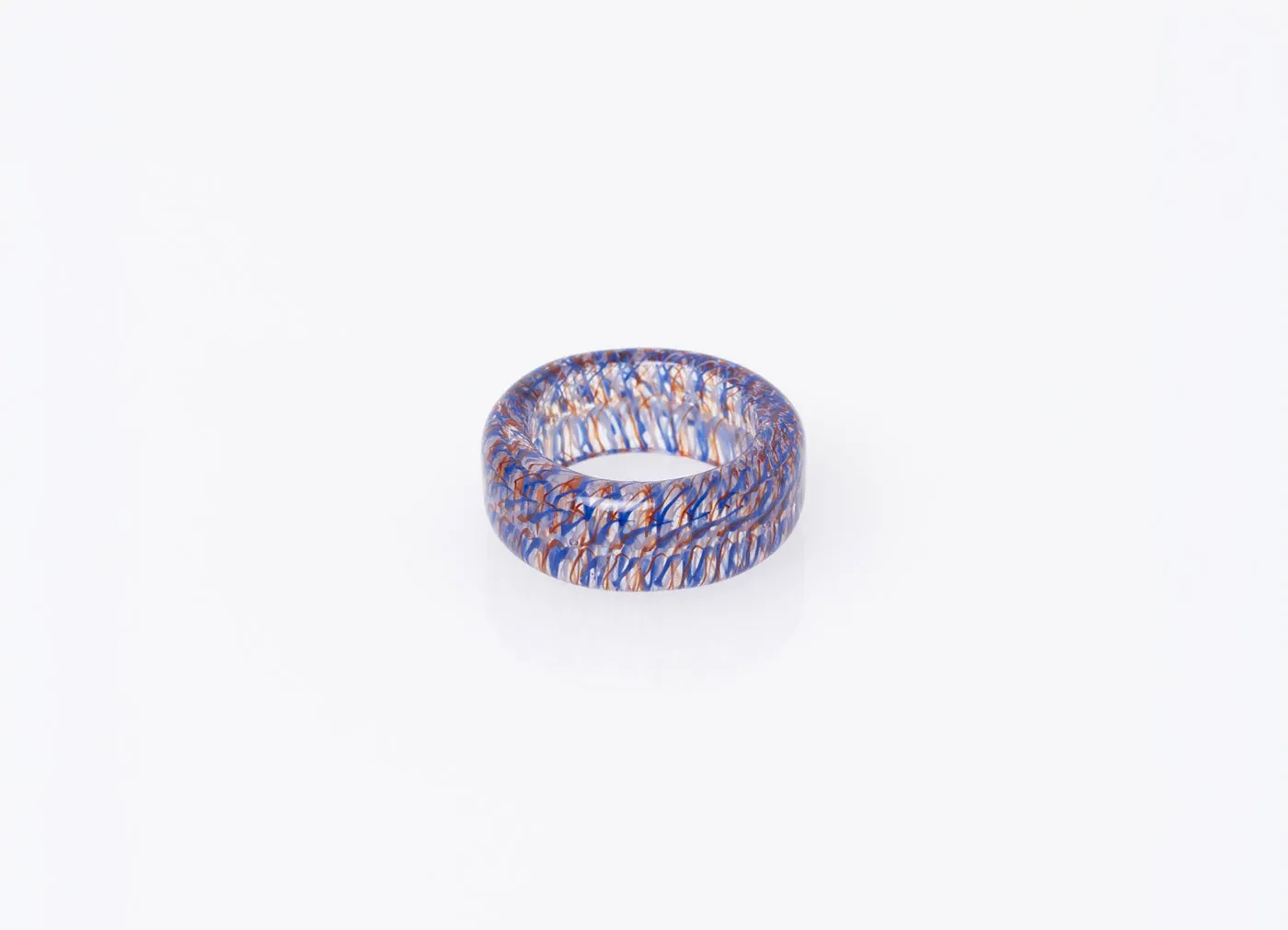 【LULI LAMPWORK / ルリ ランプワーク】No. 104-2 Kan Ring Bold Pen Line カン リング ボールド ペンライン