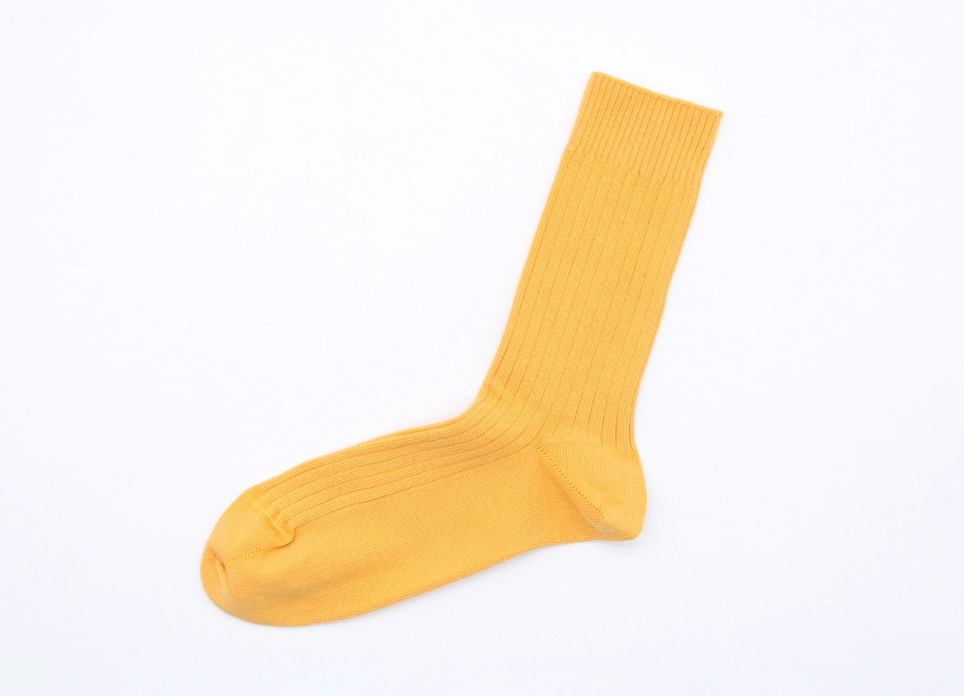 OUTLET【Baserange / ベースレンジ】Rib overankle socks ソックス / エクトイエロー