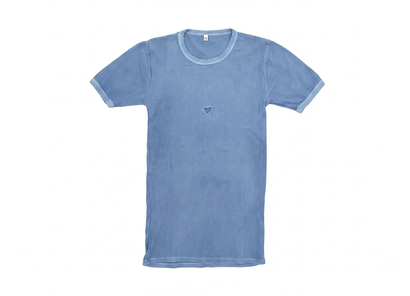 OUTLET【Baserange / ベースレンジ】Heart Tee Shirt S Tシャツ / イサティスブルー