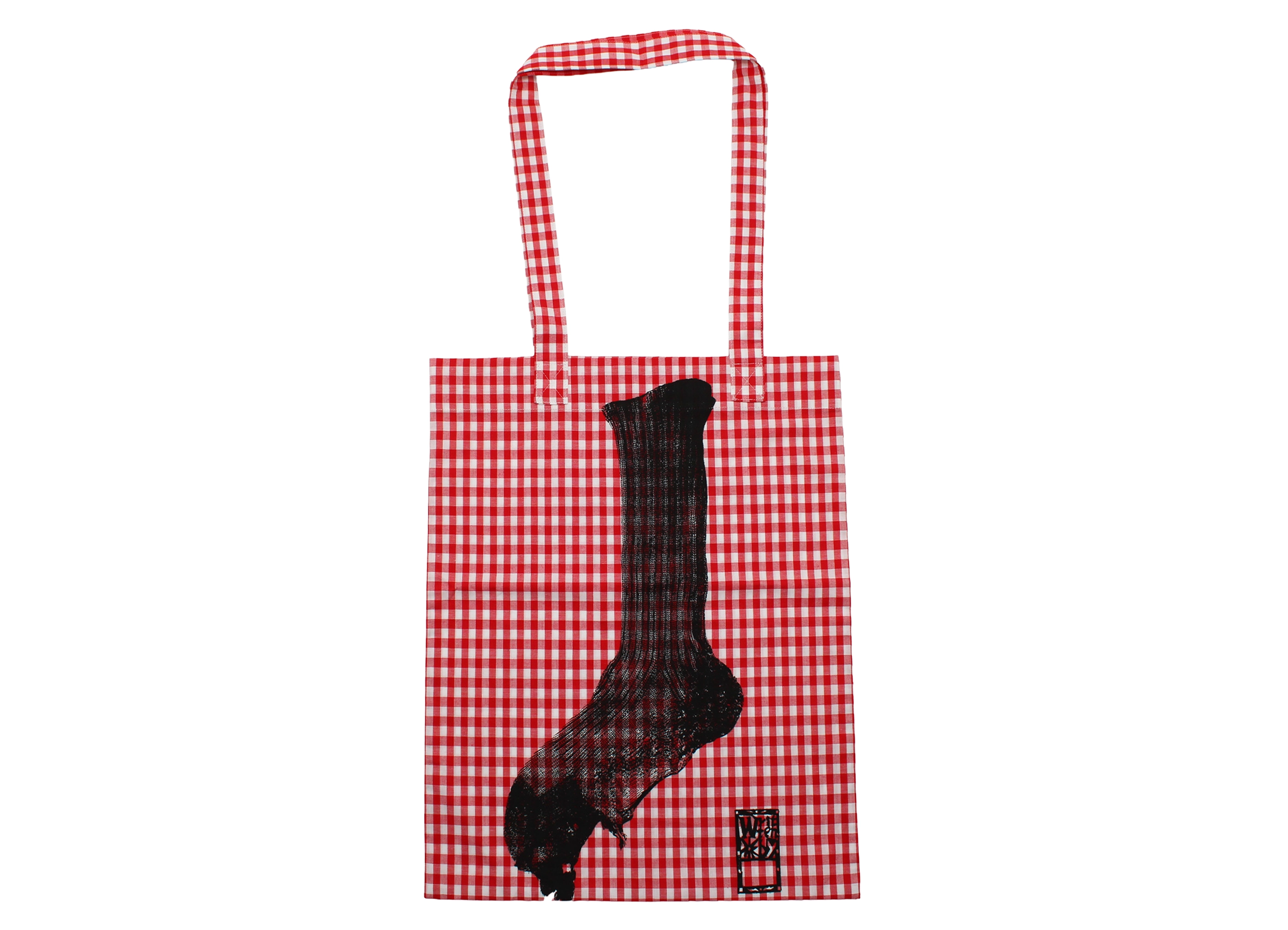 【別注 written by × CIBONE / リトゥンバイ × シボネ】Holiday Gingham tote bag トートバッグ
