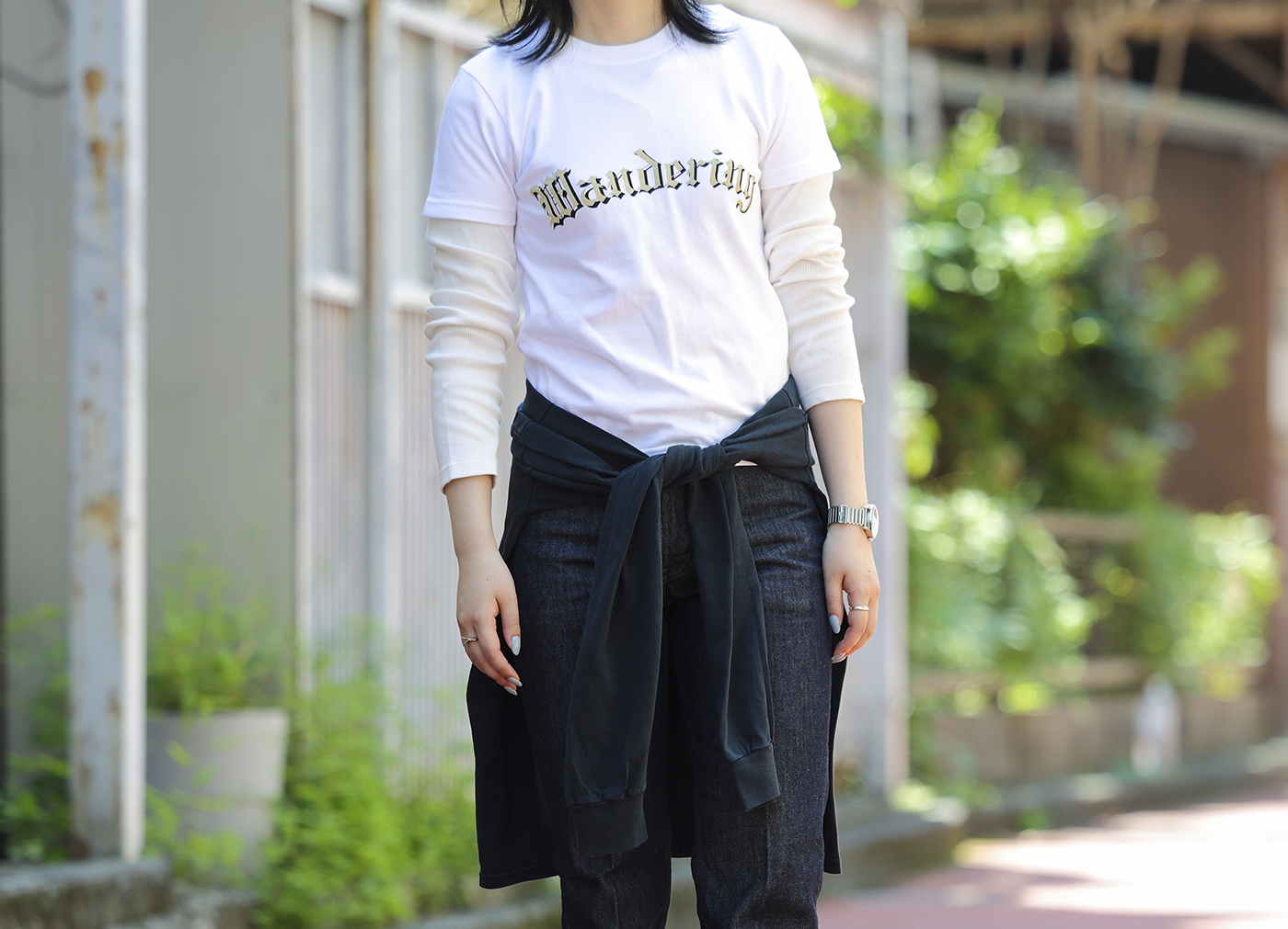 【別注 Ruro / ルロー】MINI TEE ミニTシャツ / ホワイト