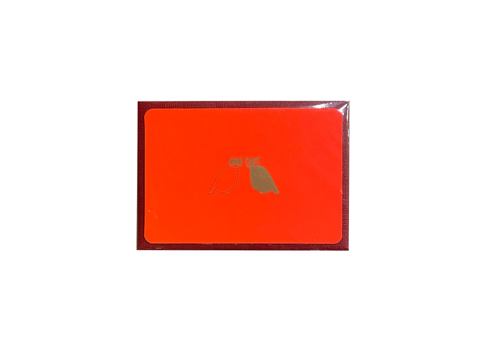 【le typographe / ル タイポグラフィ】ギフトカード MINI CARD + ENVELOPE FEATHER / オウル