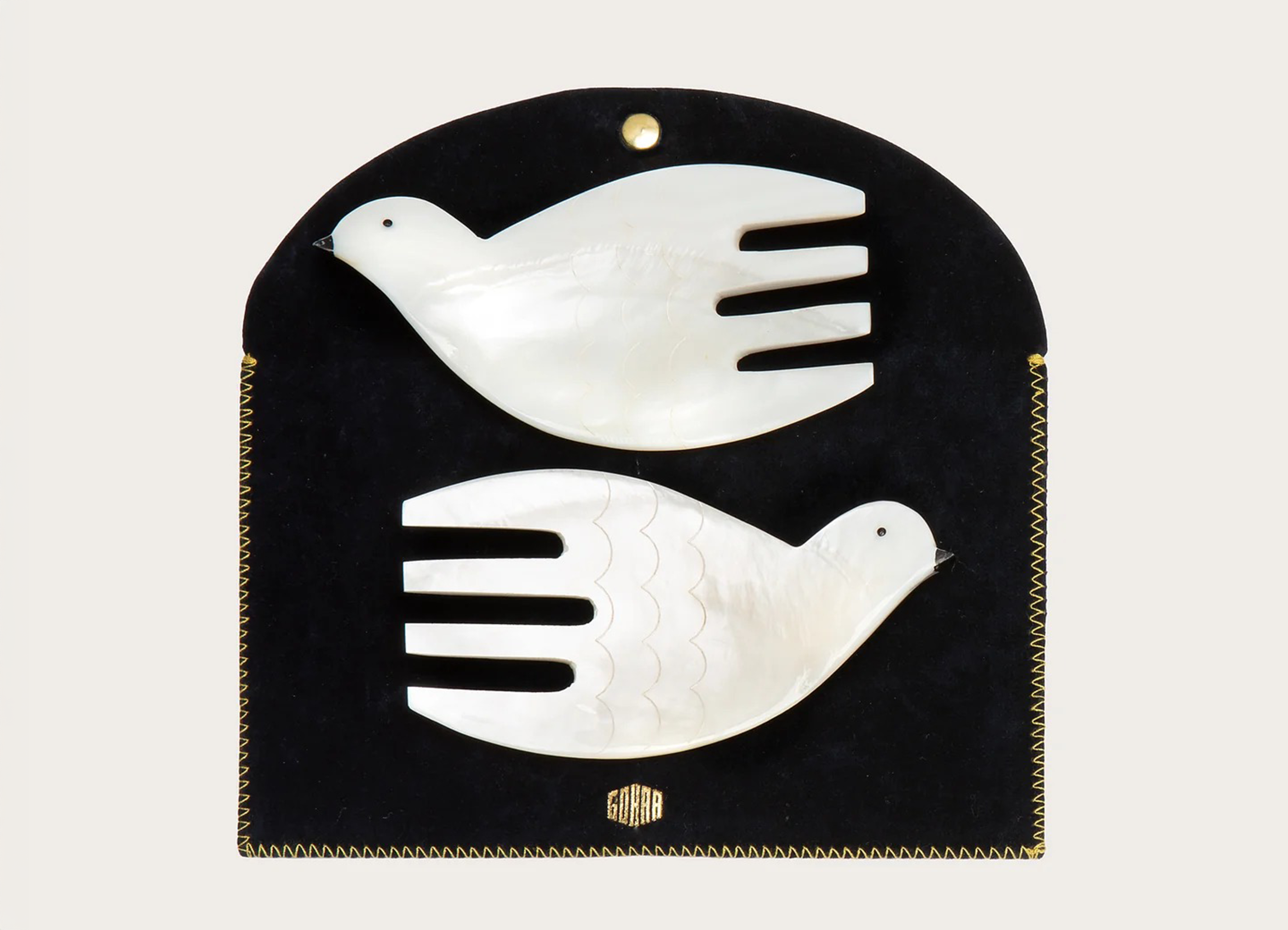 【GOHAR WORLD /  ゴハー・ワールド】SALAD SERVERS DOVE サラダサーバー
