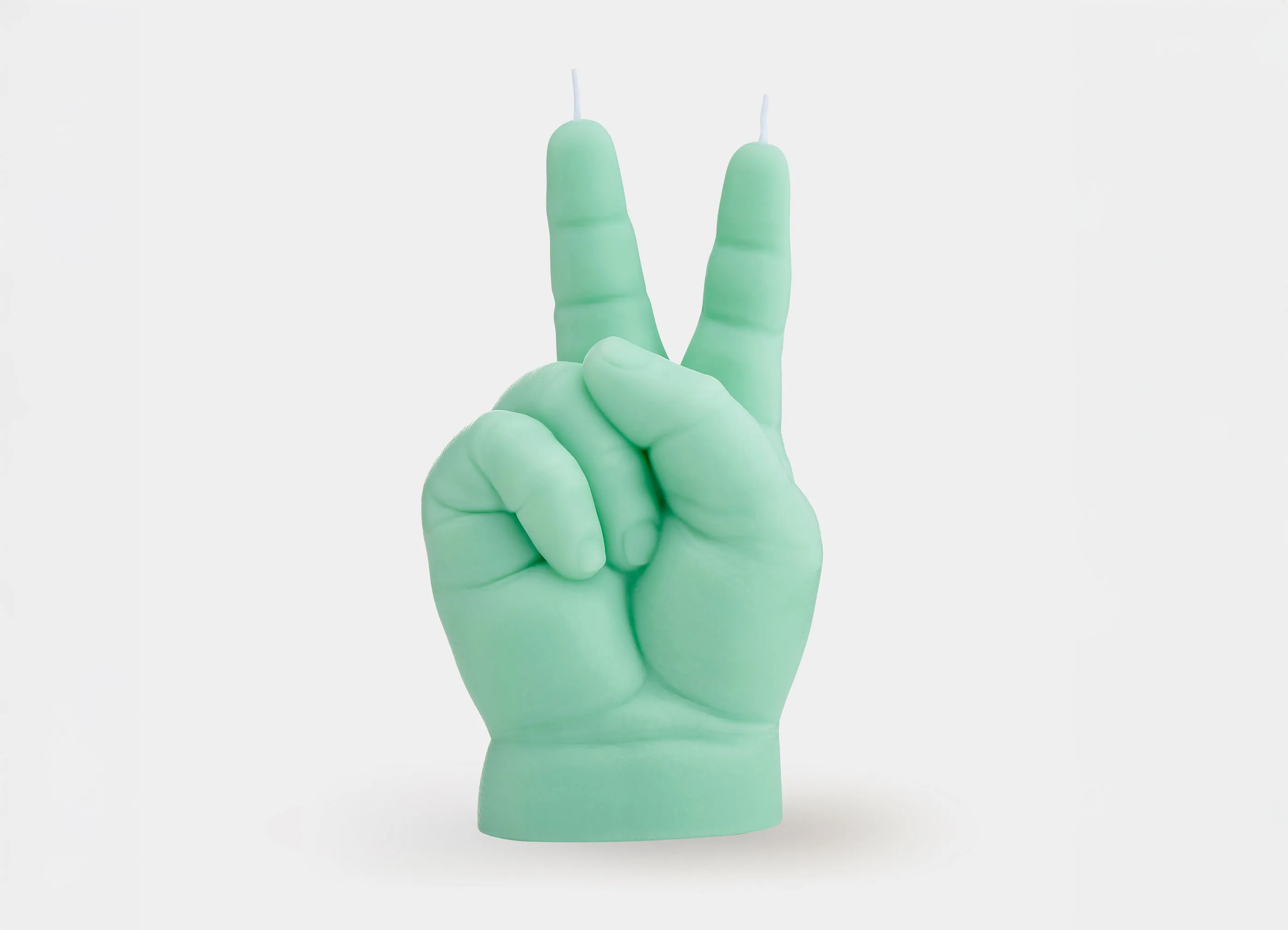 【CANDLEHAND / キャンドルハンド】Baby hand candle Baby Peace / パステルグリーン