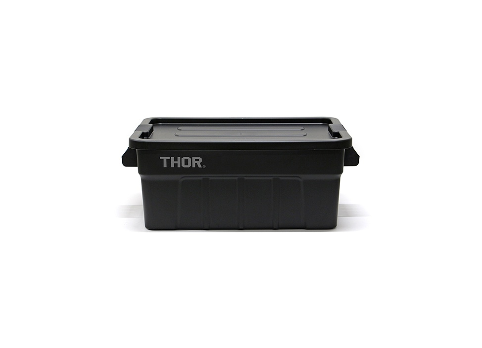 【THOR / ソー】THOR Large Totes With Lid 蓋つきコンテナ 53L / ブラック