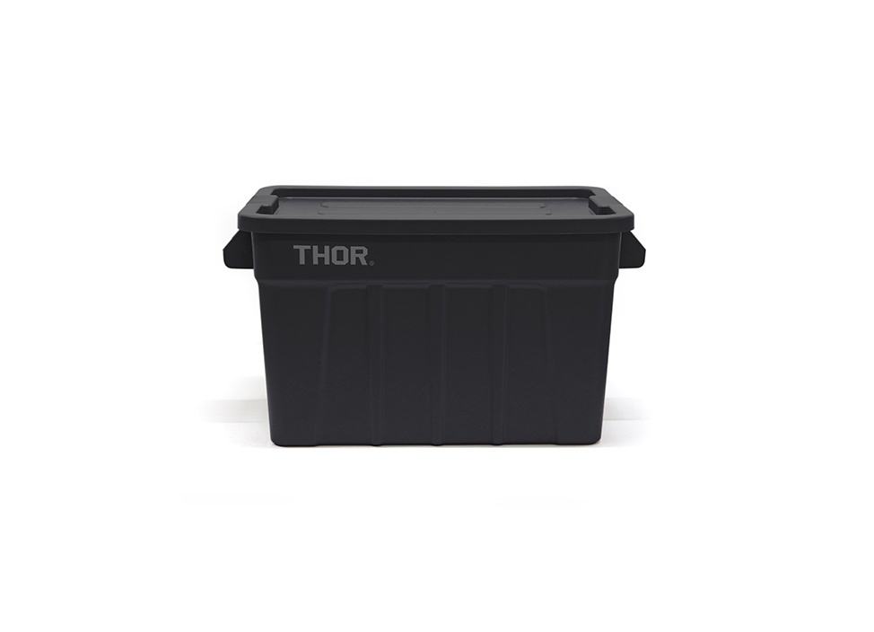 【THOR / ソー】THOR Large Totes With Lid 蓋つきコンテナ 75L / ブラック