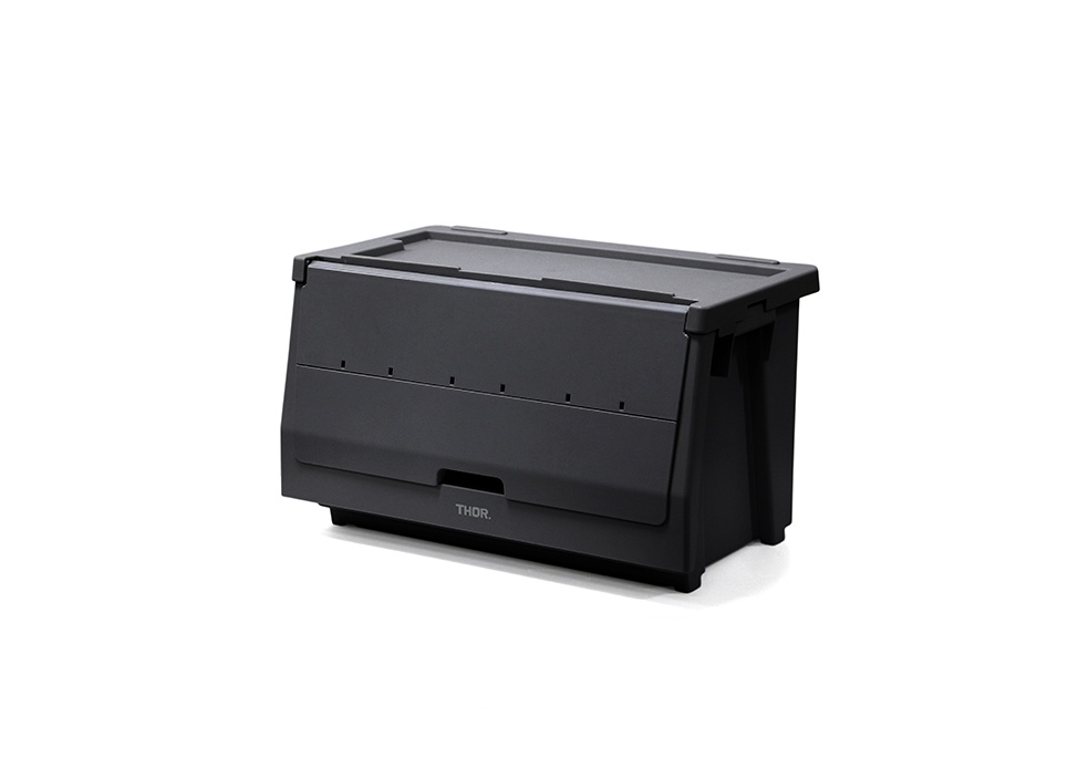 【THOR / ソー】Stacking Shelf Container Set コンテナ 50L / ブラック