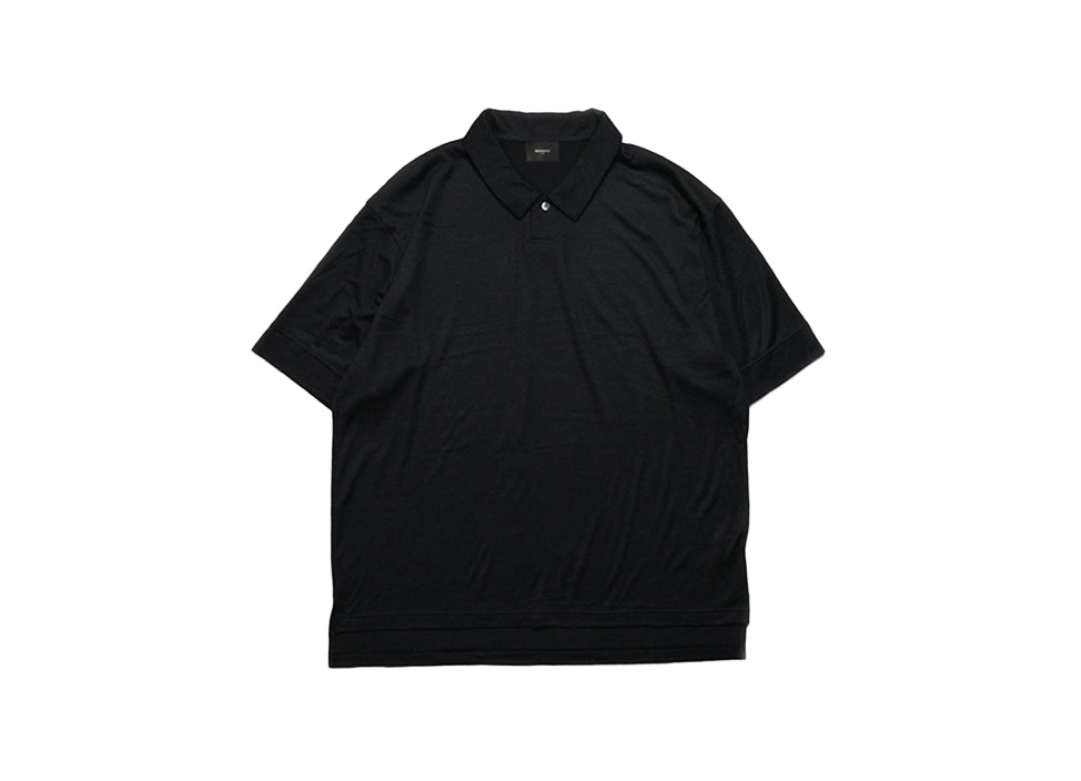 【Wrapinknot wool wear / ラッピンノット ウール ウェア】Polo-Shirt ポロシャツ / M_