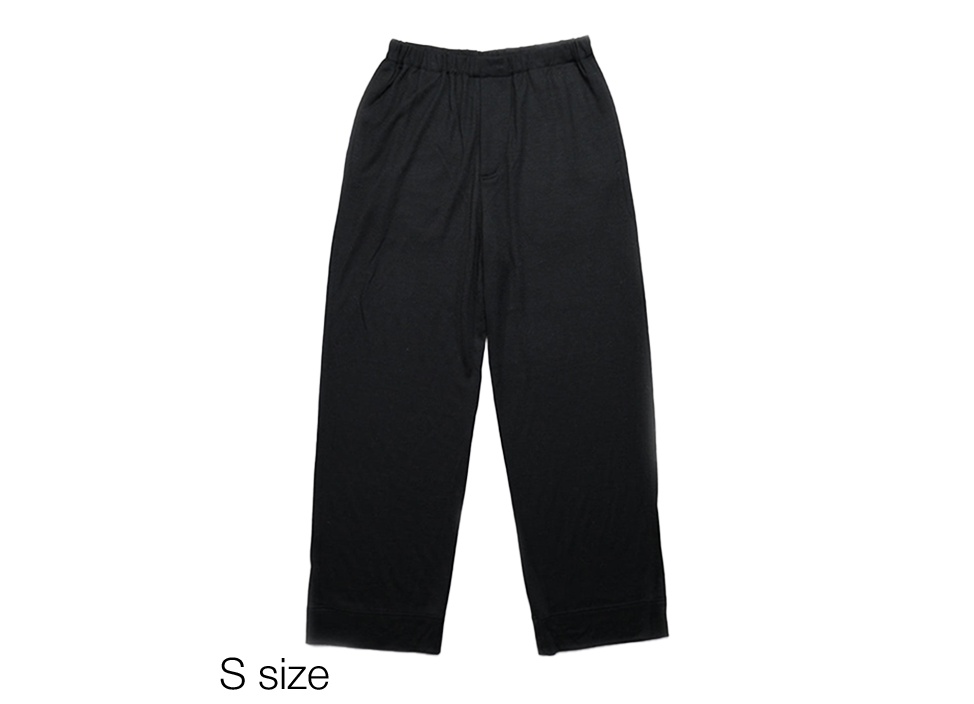 【Wrapinknot wool wear / ラッピンノット ウール ウェア】Wide Pants パンツ/ Black