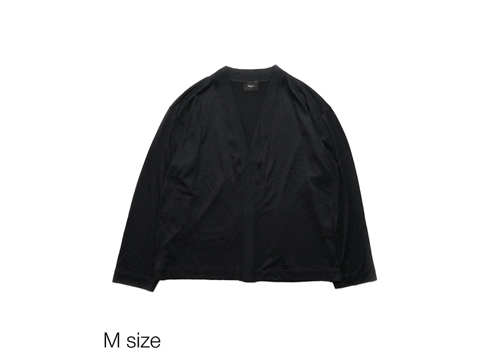 【Wrapinknot wool wear / ラッピンノット ウール ウェア】Short Cardigan カーディガン/ Black