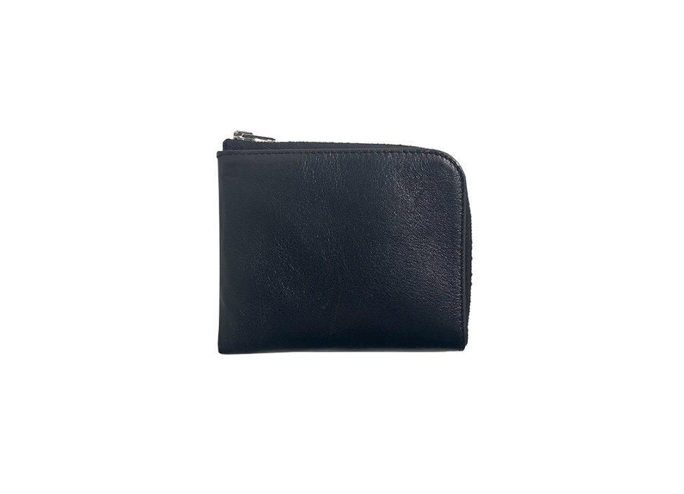 【Aeta / アエタ】L-SHAPED WALLET 財布 M BLACK /LE56
