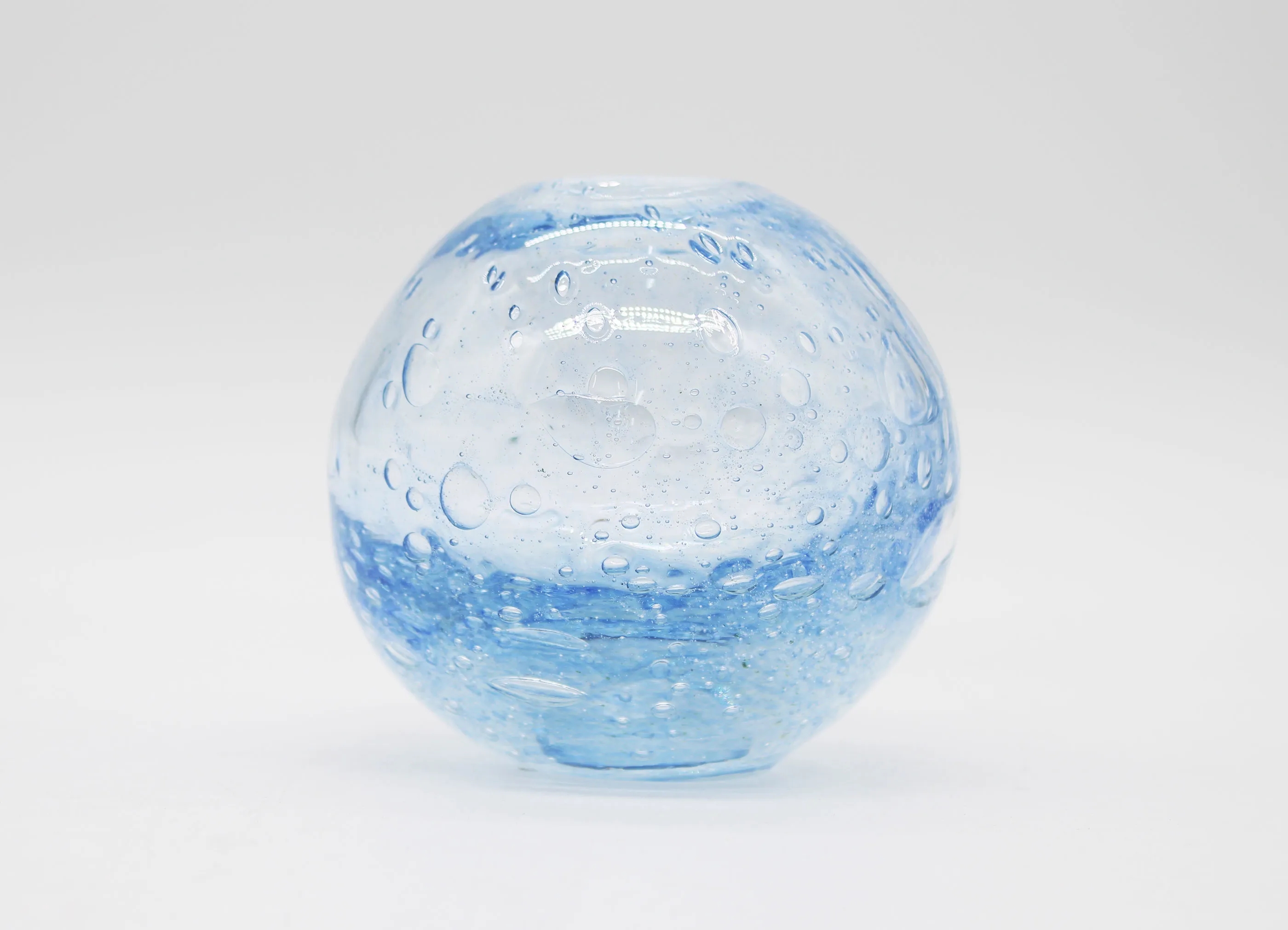 【VOLGA / ヴォルガ】花瓶 ROUND VASE / ブルー