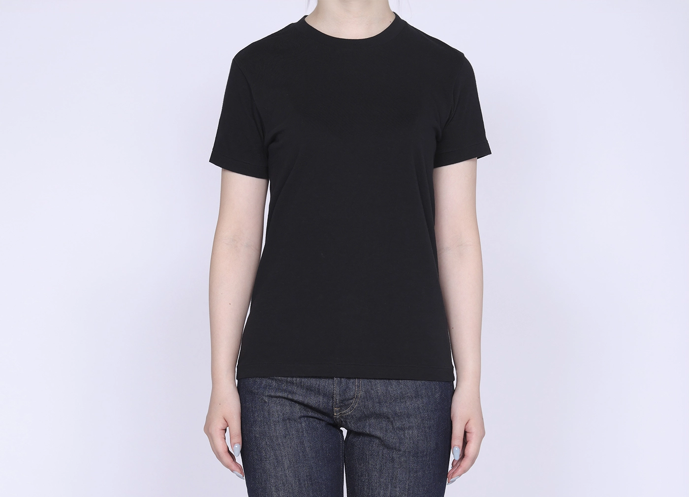 【AURALEE / オーラリー】SEAMLESS CREW NECK TEE Tシャツ / ブラック / 0