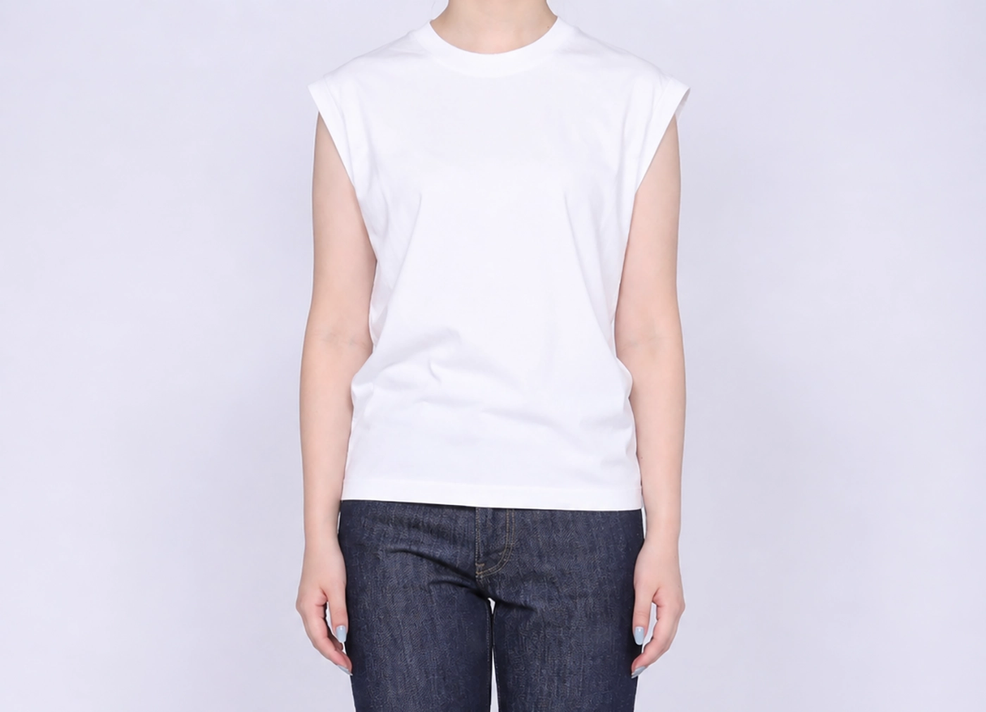 【AURALEE / オーラリー】SEAMLESS CREW NECK SLEEVELESS ノースリーブトップス / ホワイト / 0
