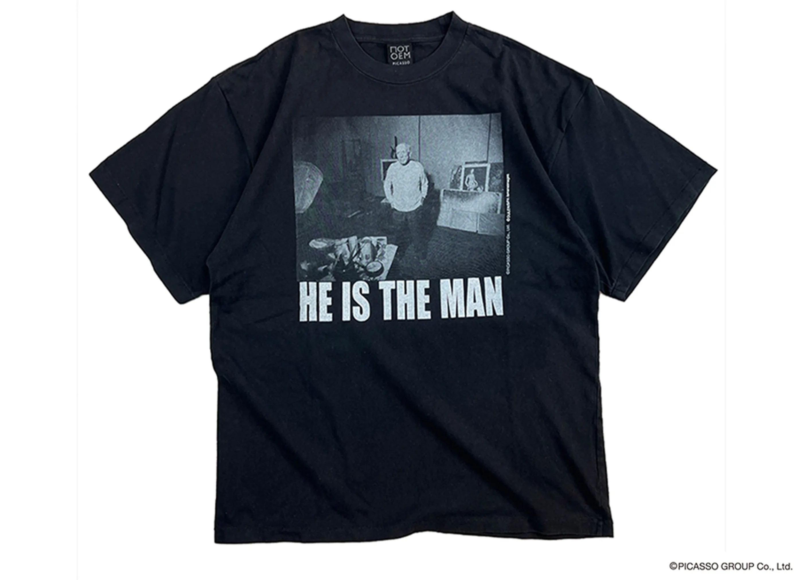 【NOT OEM】HE IS THE MAN / Tシャツ ブラック