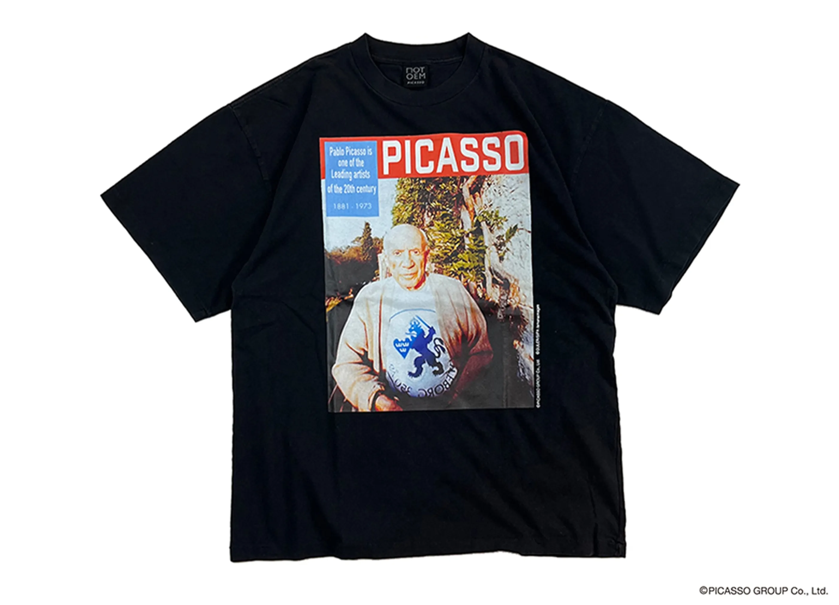 【NOT OEM】PICASSO MAGAZIN / Tシャツ ブラック