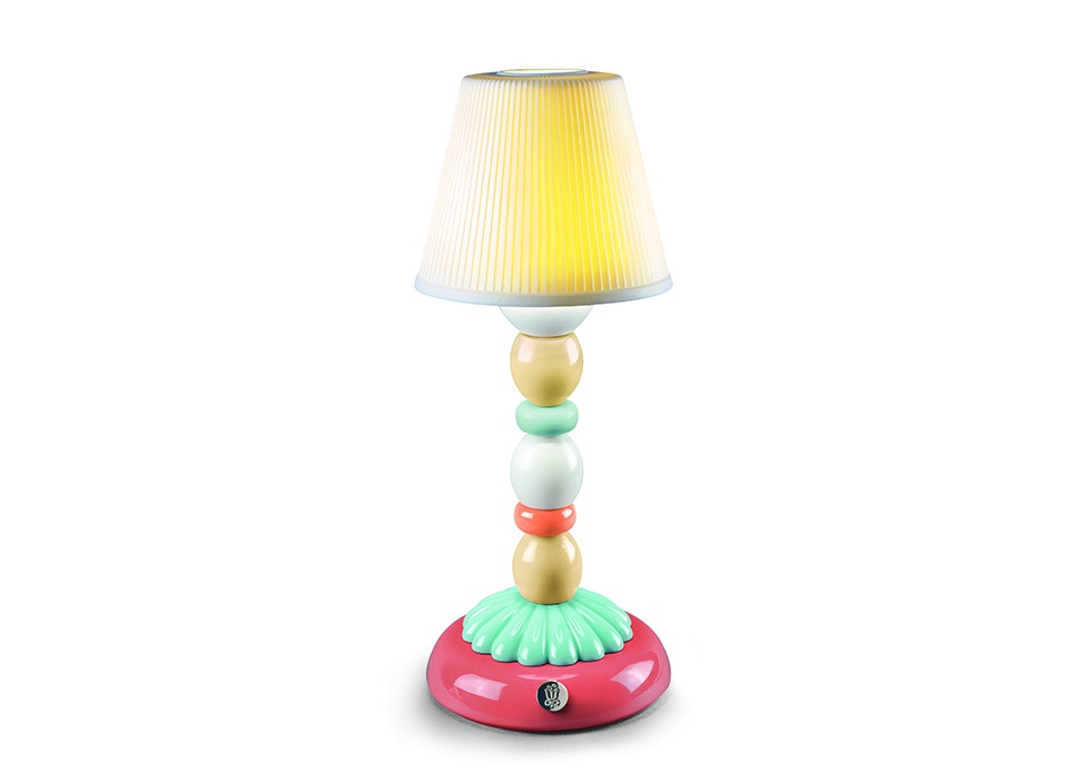 【LLADRO / リヤドロ】Palm Firefly Lamp パームファイヤーフライランプ (Pale Blue)