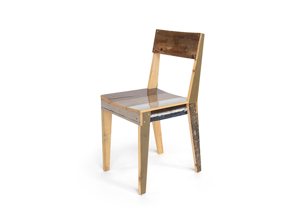 【PIET HEIN EEK / ピート・へイン・イーク】OAK CHAIR IN SCRAPWOOD オーク チェア イン スクラップウッド / ハイグロス